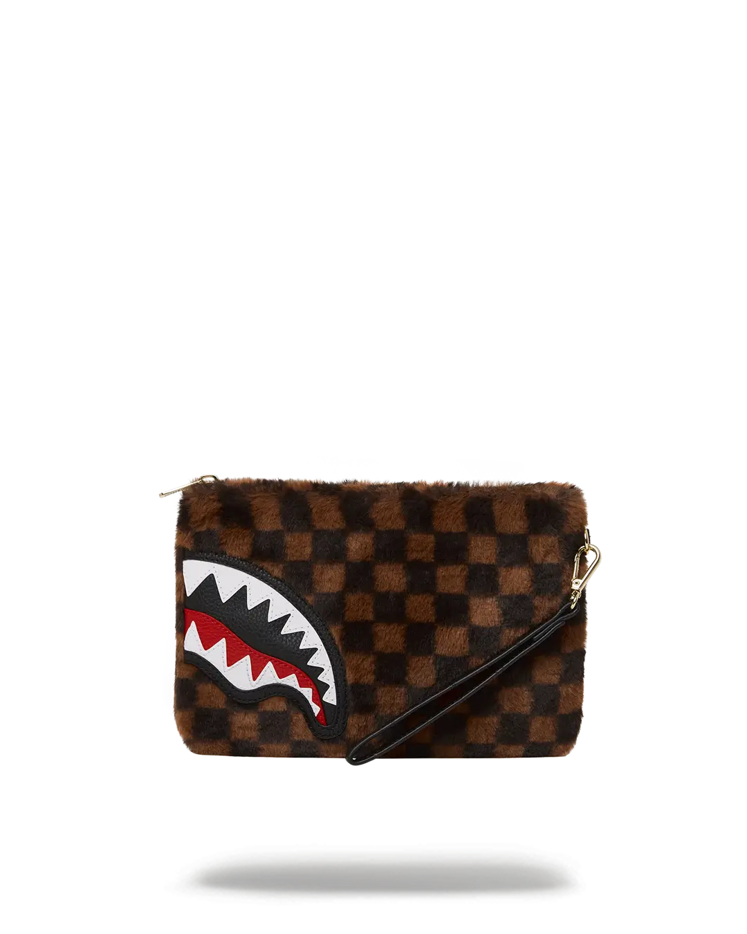 FURRR SHARKS IN PARIS CROSSOVER CLUTCH