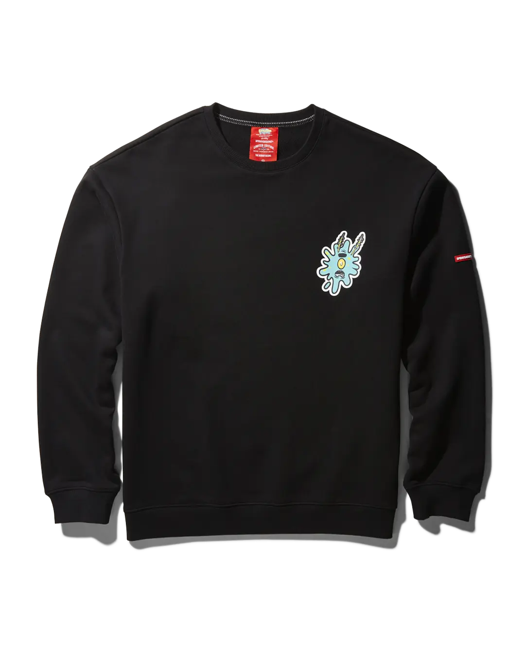 SPONGEBOB SPLAT PULLOVER SWEATER (BLACK)