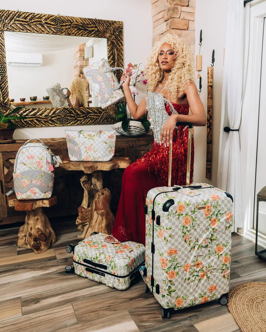 A.I. AFRICAN INTELLIGENCE ELEGANT ENERGY MINI DUFFLE - SANDFLOWER COLLAB - Image 6